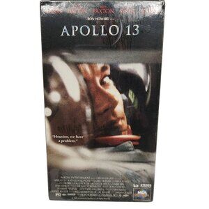Apollo 13 VHS Movie 1995 Starring Tom Hanks Kevin Bacon Sealed Collectible Item